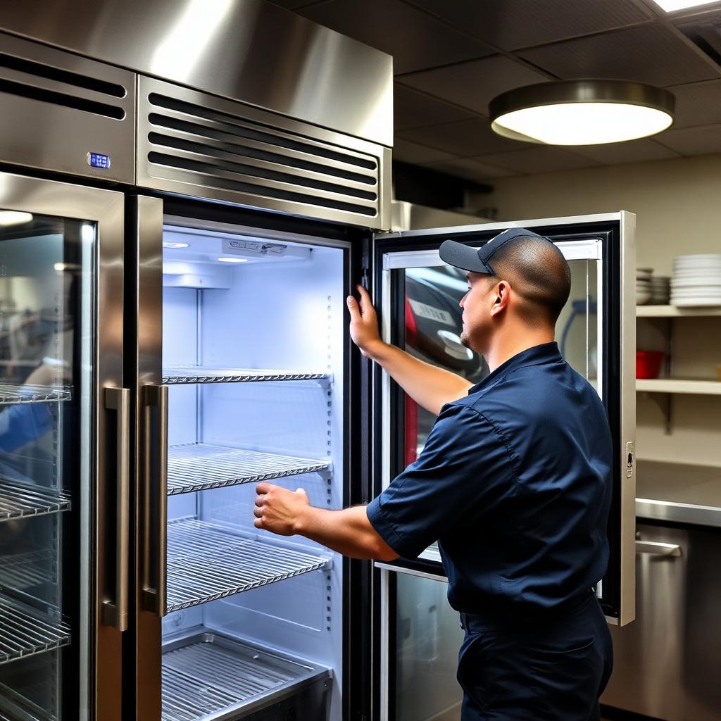 Manutenção de freezer comercial